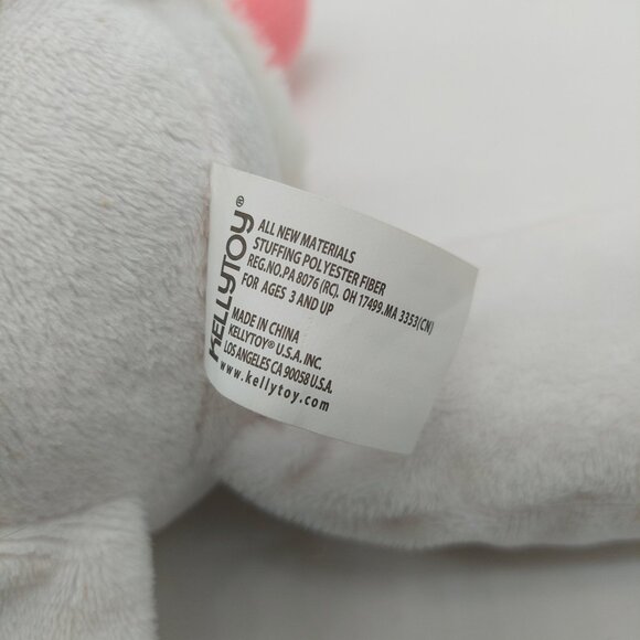 Kellytoy Girl Snowman Pink Jacket Mittens Bow Plush Stuffed Animal 12" Stuffed - Picture 5 of 9